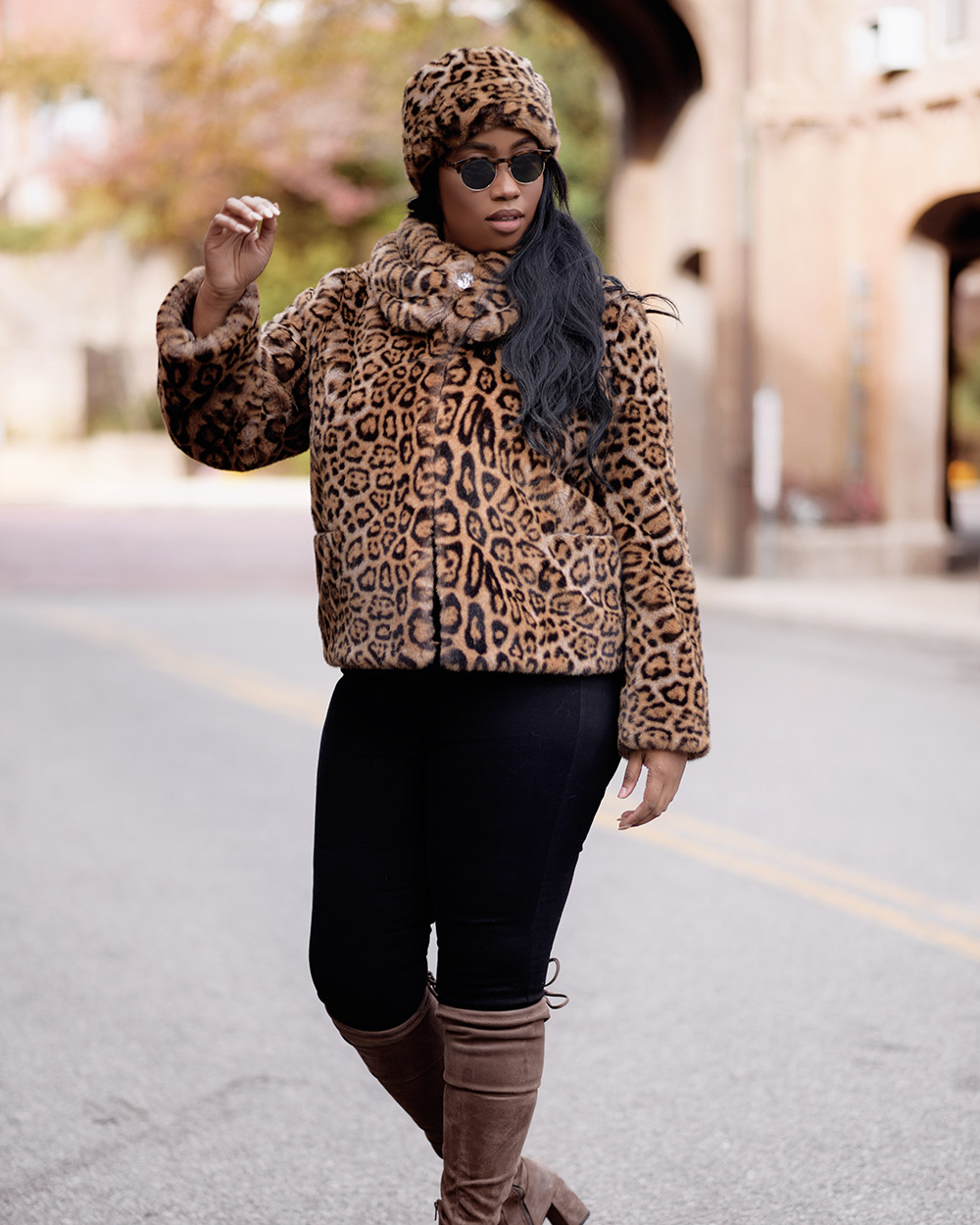 Faux Fur Coat "Yellow Panther" Faux Fur Coat "Yellow Panther"