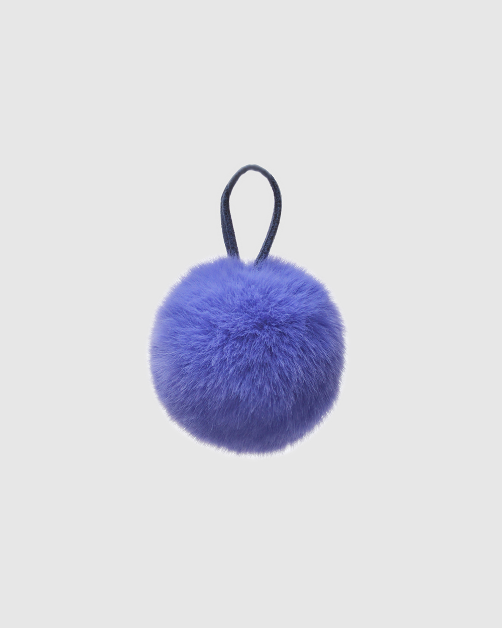 Faux Fur Pompons "Lite Blue with logo" Faux Fur Pompons "Lite Blue with logo"