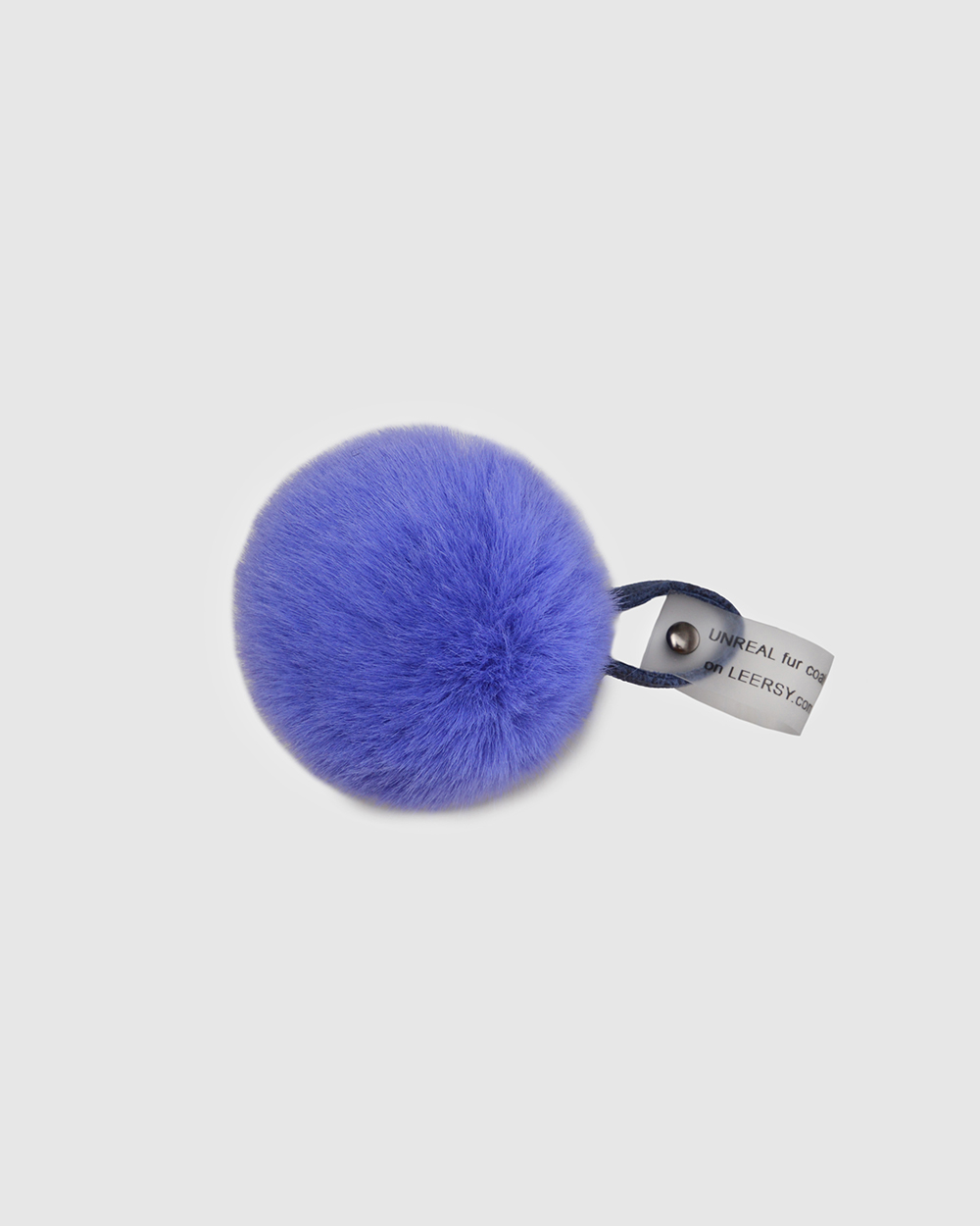Faux Fur Pompons "Lite Blue with logo" Faux Fur Pompons "Lite Blue with logo"
