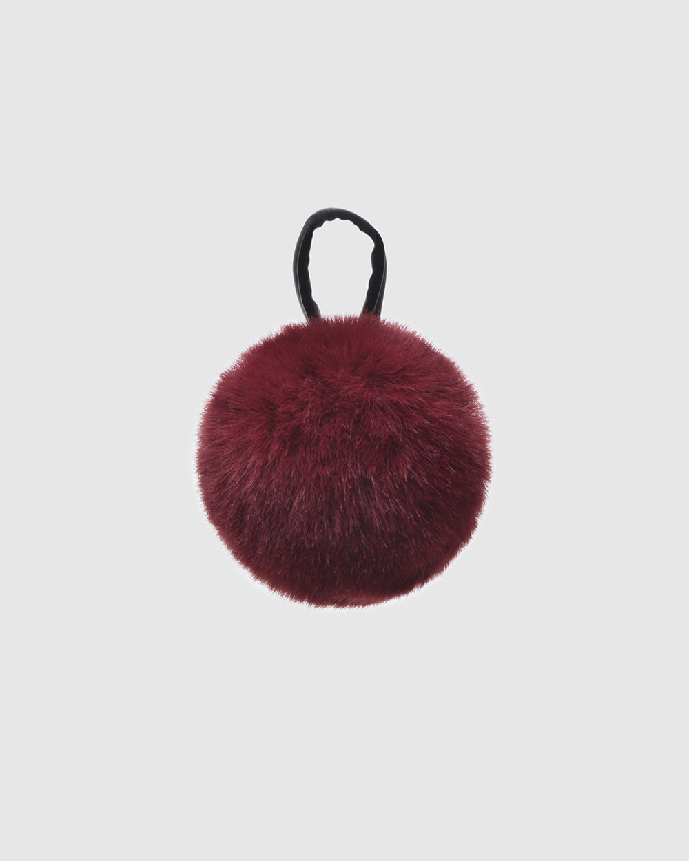 Faux Fur Pompons "Purple with logo" Faux Fur Pompons "Purple with logo"