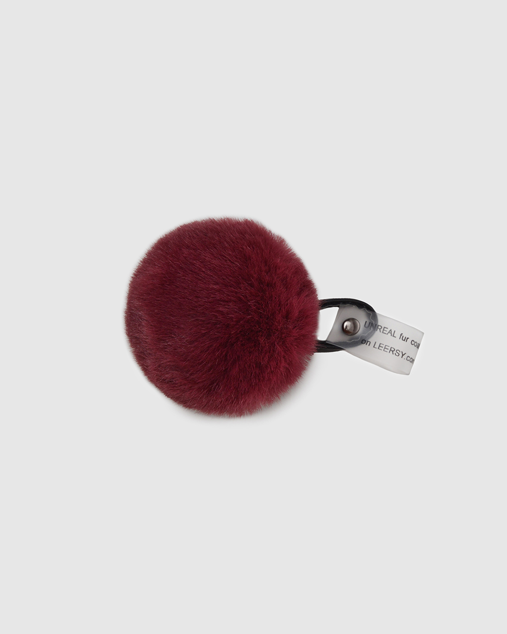 Faux Fur Pompons "Purple with logo" Faux Fur Pompons "Purple with logo"