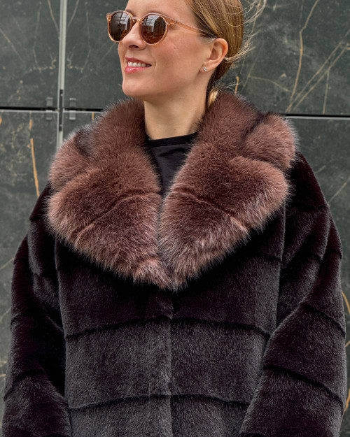 Faux Fur Collar "Sable"